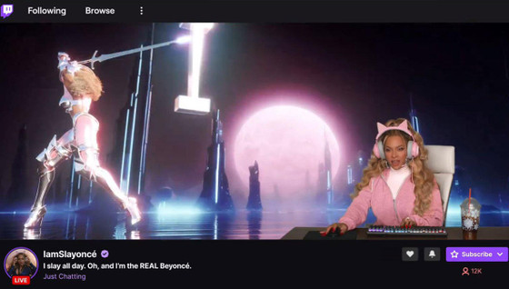 Chaine Twitch Beyonce : la chanteuse stream sur la plateforme avec le compte IamSlayoncé ?