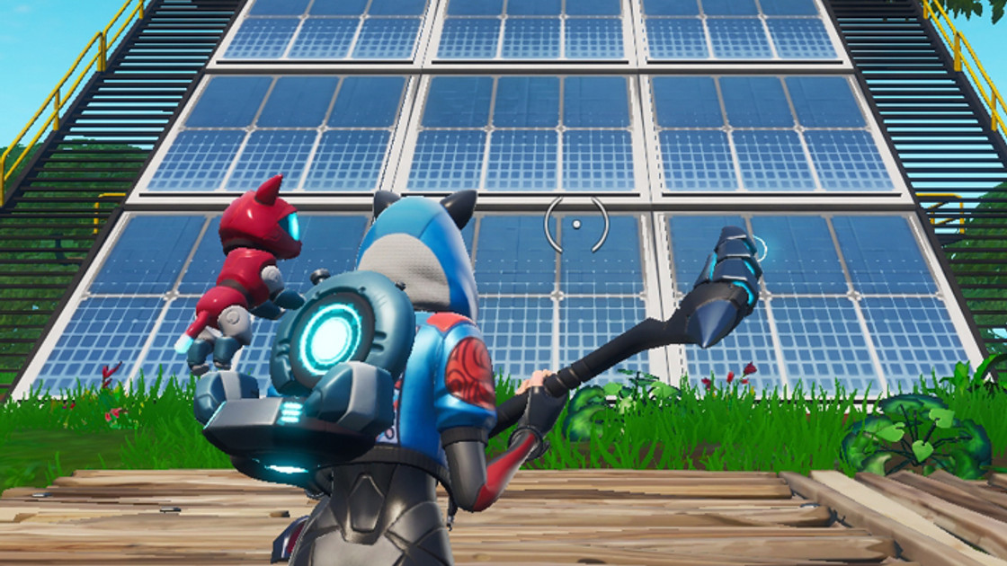 Fortnite : Visiter un panneau solaire dans la neige, le désert et la jungle, défi semaine 9 saison 9