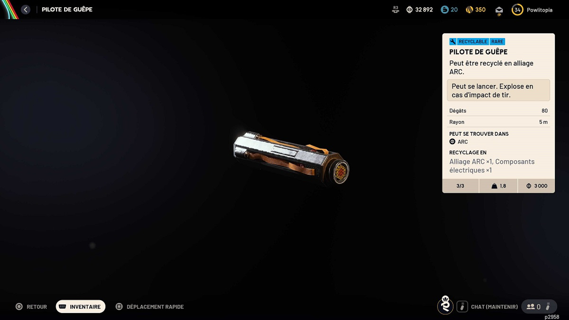 arc-raiders-guide-pilote-de-guepe-details