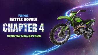 Moto Fortnite, nouveau véhicule à la saison 1 du chapitre 4