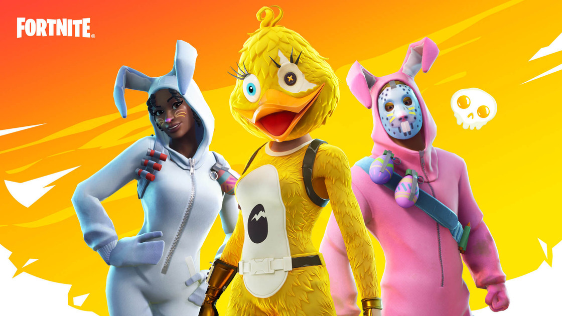 fn gg springbreakout, l'événement Danger Printanier sur Fortnite pour Pâques