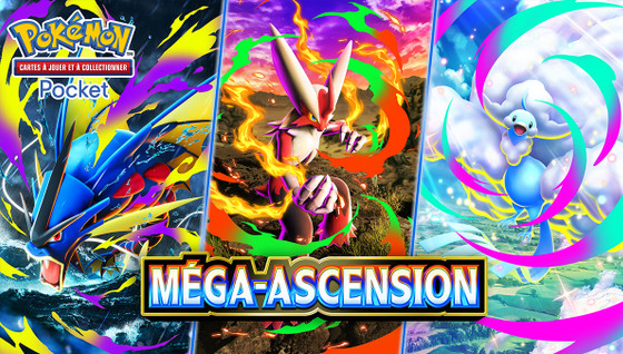 Pokémon TCG Pocket : l’extension Méga-Ascension arrive avec les Méga-Évolutions !