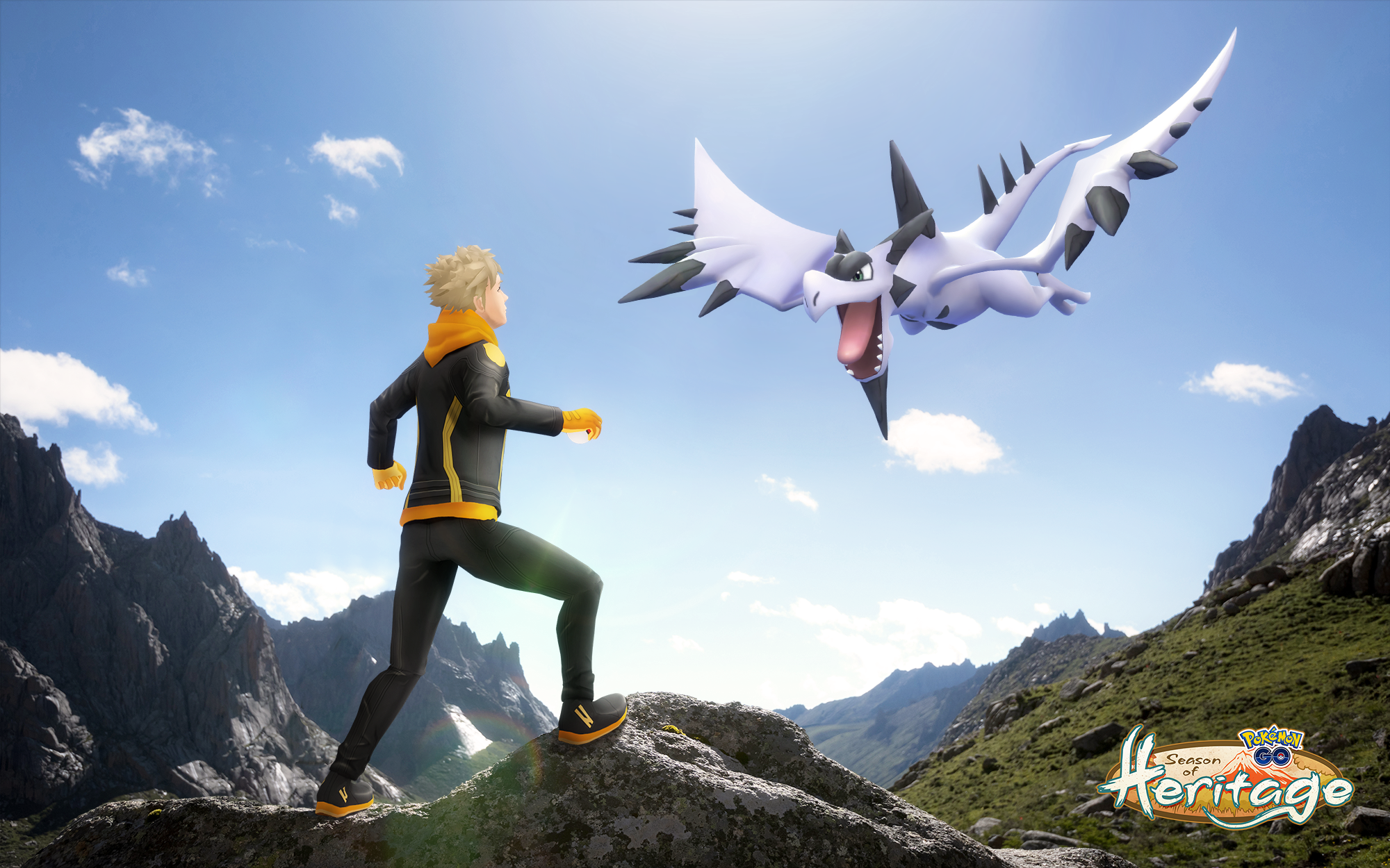 Montagnes de Puissance avec Limagma shiny sur Pokémon Go