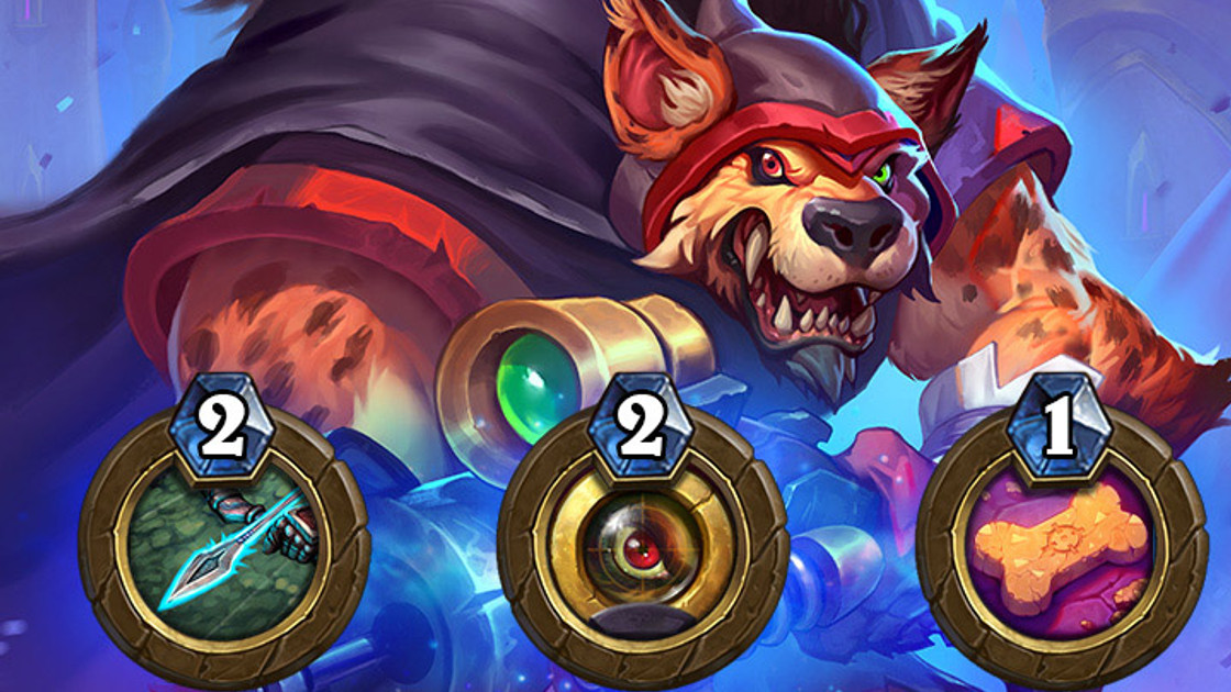 Hearthstone : Oeil-de-Gnoll, Héros Chasseur du Casse du Siècle, toutes les infos