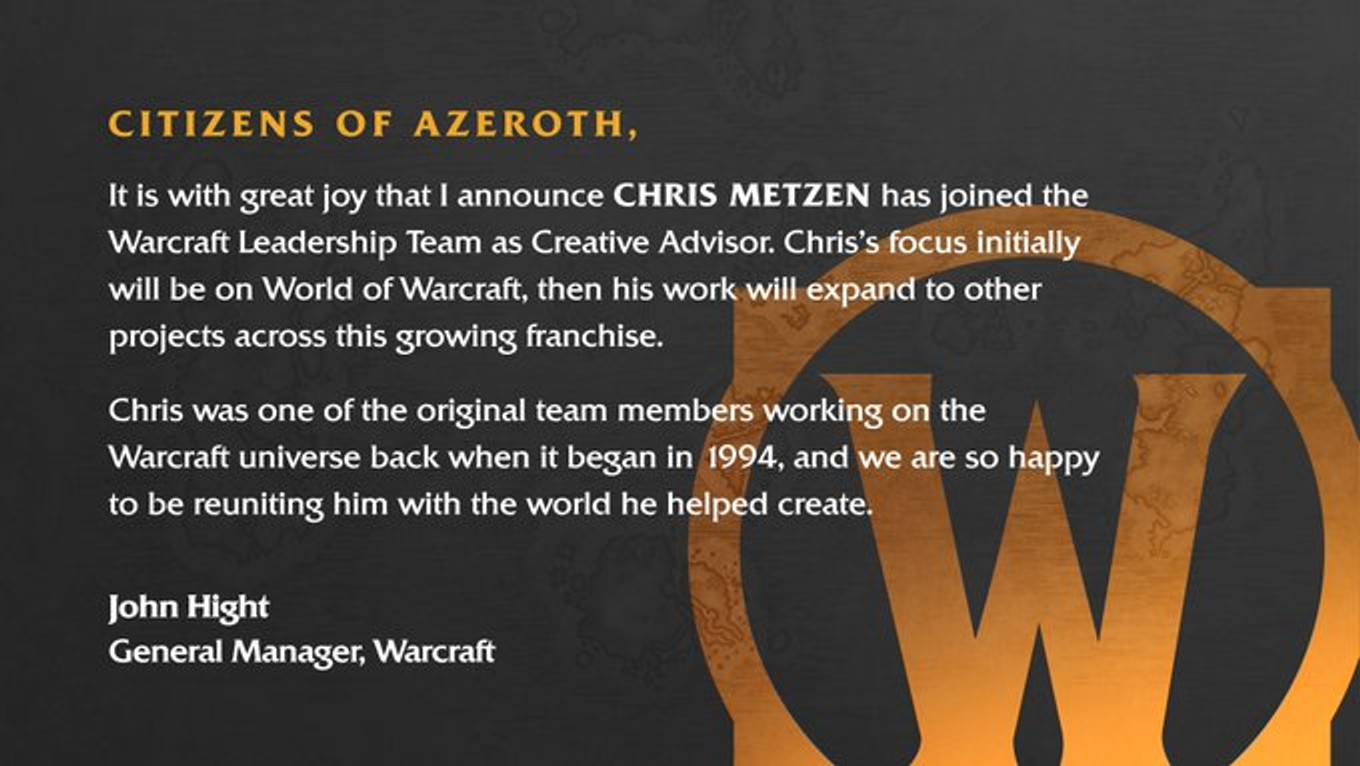Chris-Metzen-Blizzard