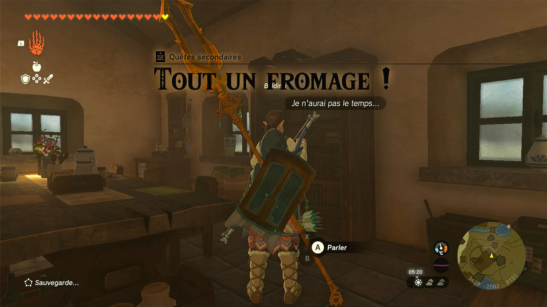 Tout un fromage Zelda Tears of the Kingdom, comment accomplir la quête ?