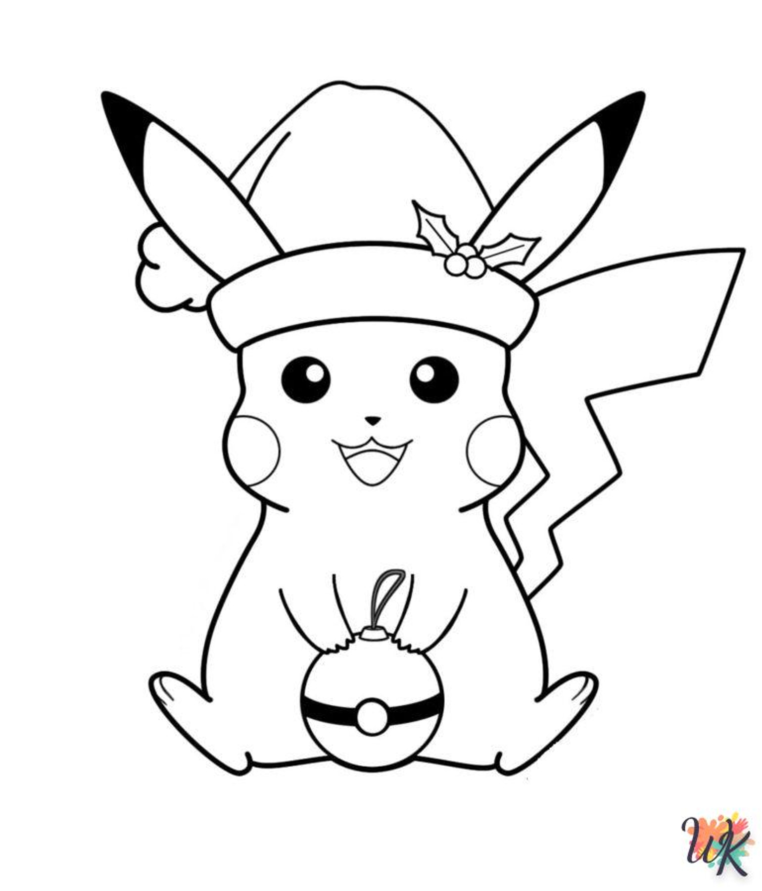 Coloriage-Pokemon-de-Noel-22