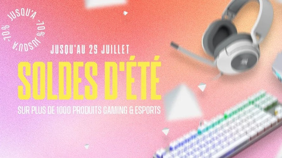 Soldes d’été : Retrouvez les meilleures offres gaming/esport chez Maxesport !