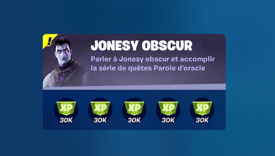 Où est Jonesy Obscur dans Fortnite ?