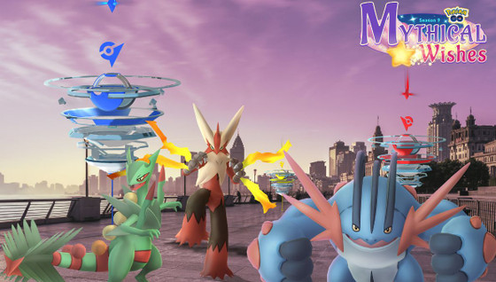 Vers la Journée de Méga-Raids de Hoenn sur Pokémon Go, avec Méga-Jungko, Méga-Braségali et Méga-Laggron