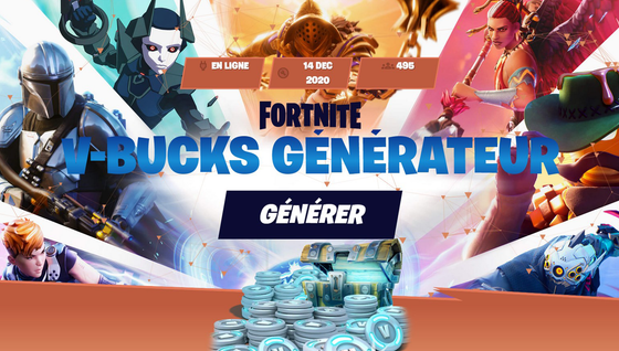 Fortnite France com, un site d'arnaque générateur de V-Bucks