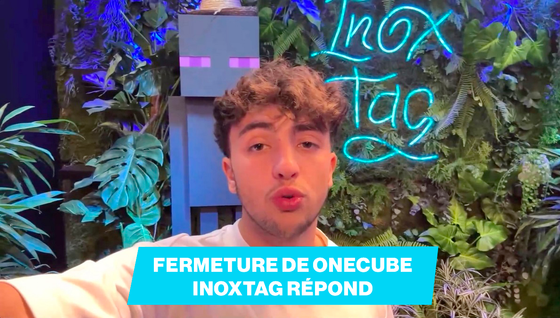 Onecube, le serveur Minecraft d'Inoxtag, ferme définitivement : Inox s'explique dans une vidéo