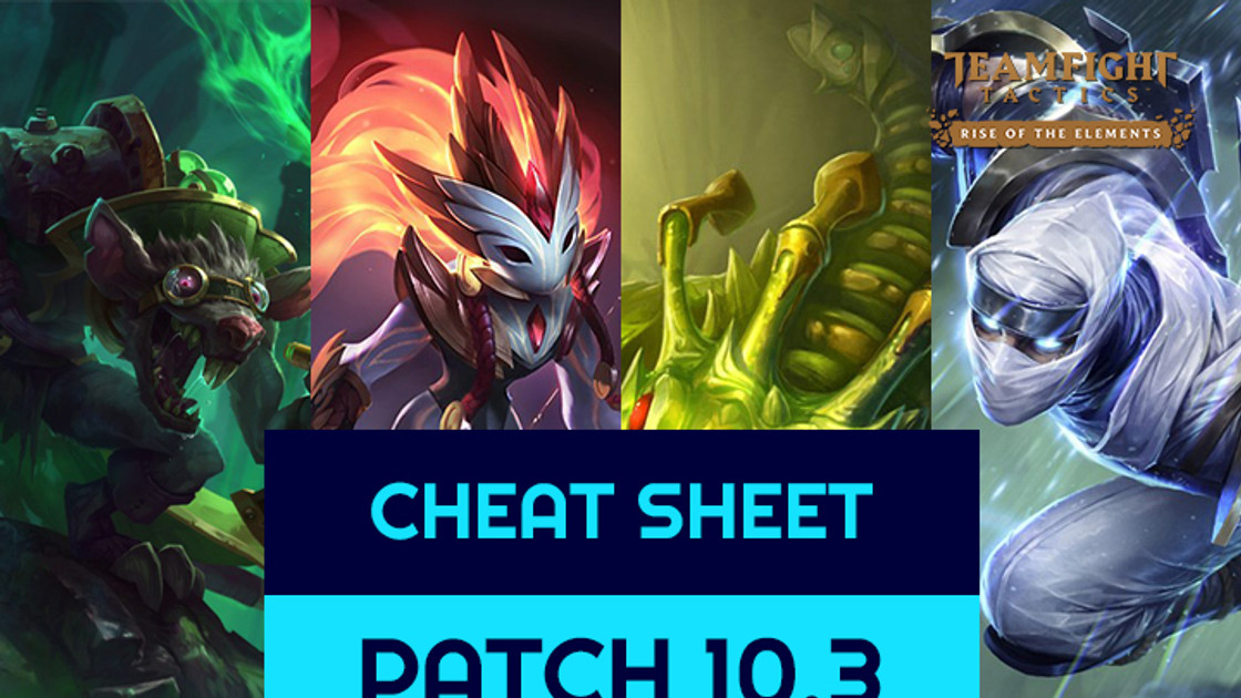 TFT : Cheat sheet des meilleures compos du patch 10.3