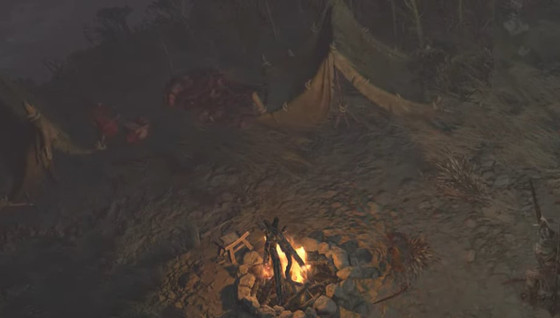 Où trouver le camp de bandits lors de la quête La protection des marais dans Diablo 4 ?