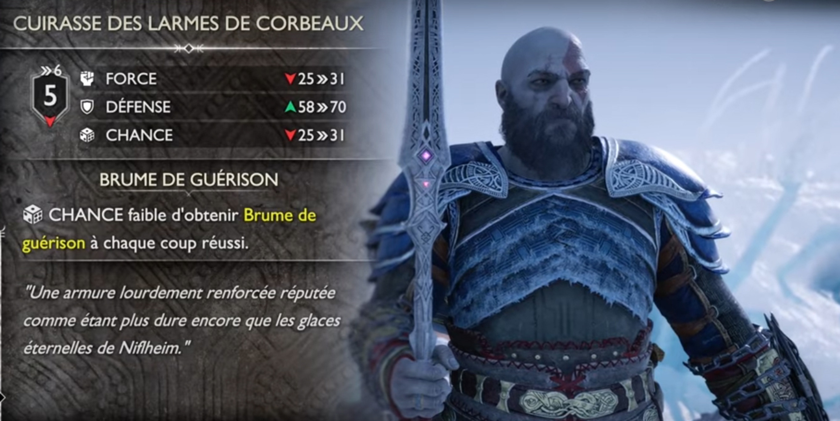 Meilleure armure God of War Ragnarok, quels sont les sets à améliorer ? Breakflip
