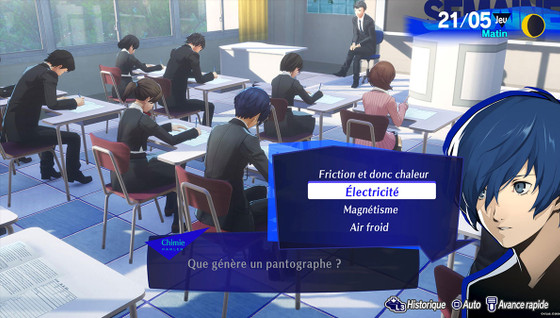 Réponses Persona 3 Reload : ce qu'il faut répondre aux questions en cours et lors des examens !