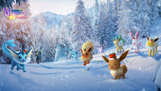 Fêtes d'hiver Partie 2 en 2022 sur Pokémon Go, l'événement avec Evoli et ses évolutions costumés