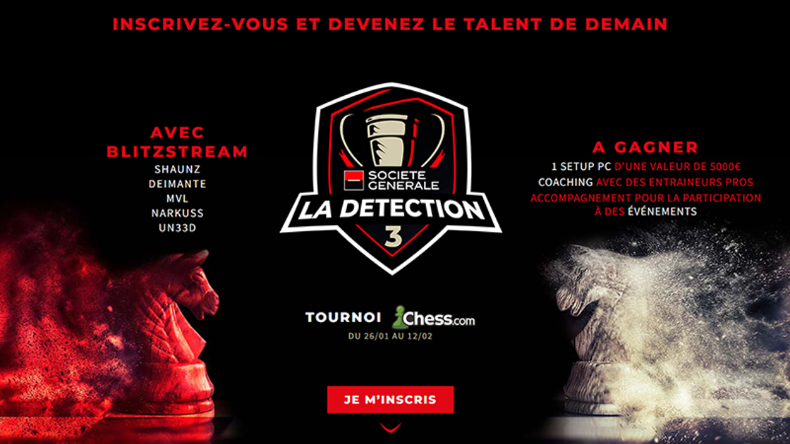 La Détection 3, quand suivre le tournoi d'échecs sur Twitch ?