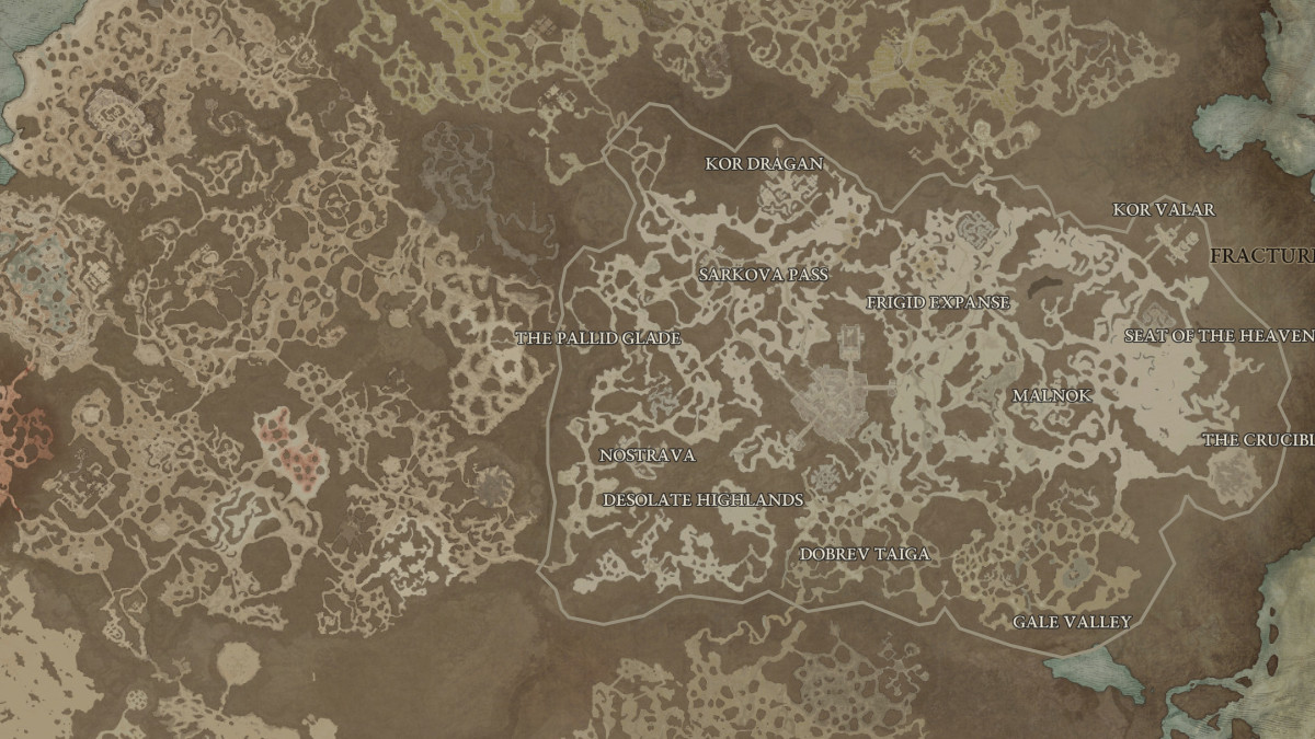 Carte intéractive Diablo 4 : la map complète du jeu avec tous les emplacements et collectibles importants