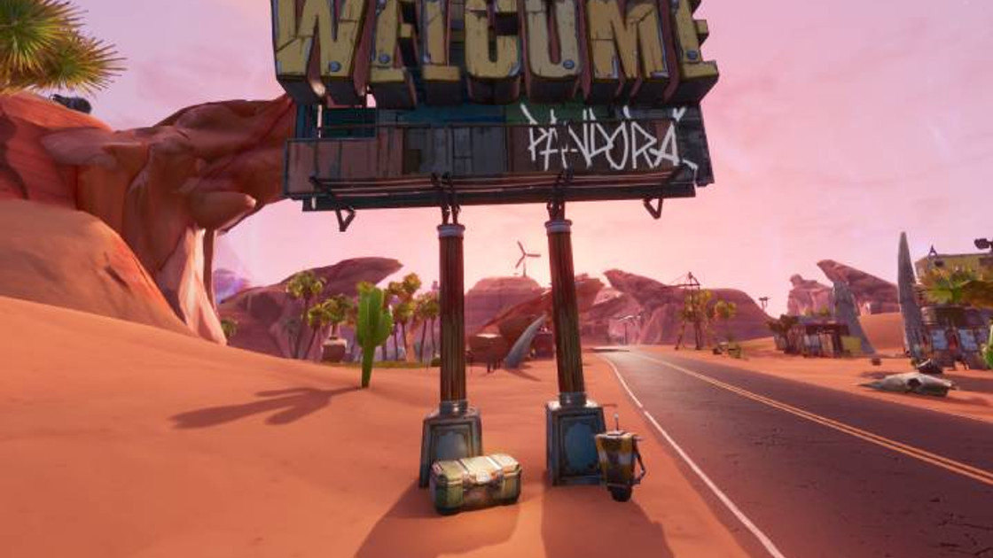 Fortnite : Défi Trouver l'oeil disparu de Claptrap et le lui rapporter, Bienvenue sur Pandore