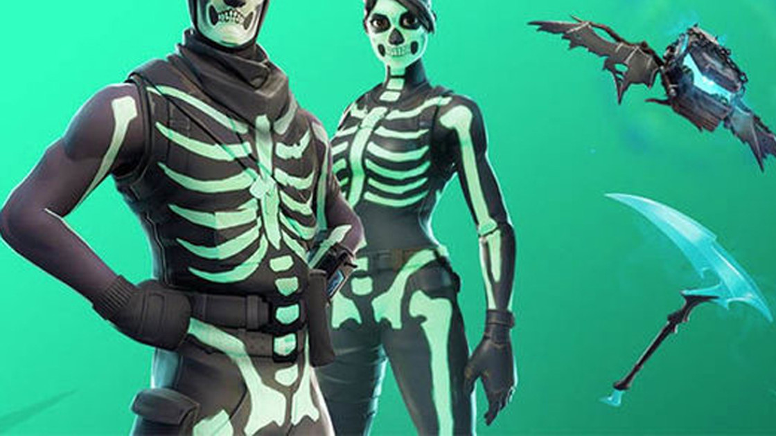 Fortnite : Retour du skin Troupe Squelettique pour Halloween