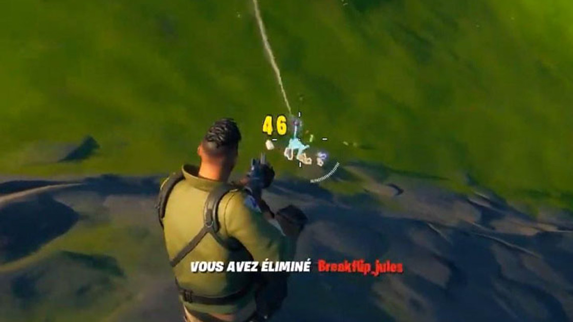 Fortnite :, Éliminer des adversaires en sautant ou en tombant défi semaine 8, saison 4