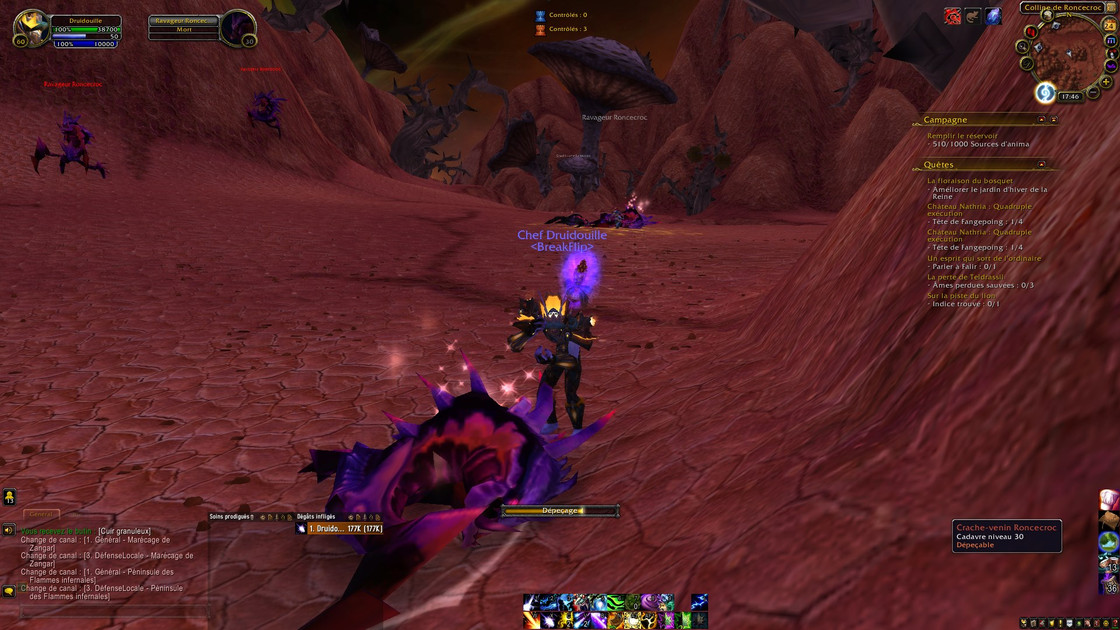 Où farm du Cuir imprégné de cristaux à WoW TBC Classic ?