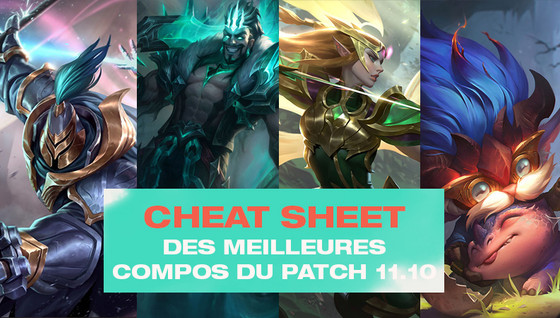 Le cheat sheet des meilleures compos en 11.10