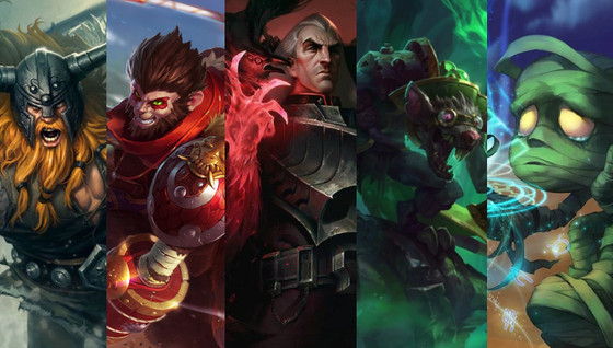 Tier list des meilleurs champions du patch 12.12