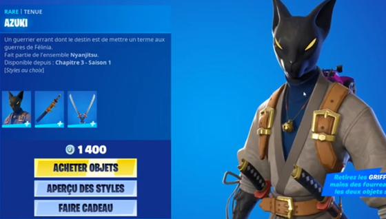 Comment avoir le skin Azuki dans Fortnite ?