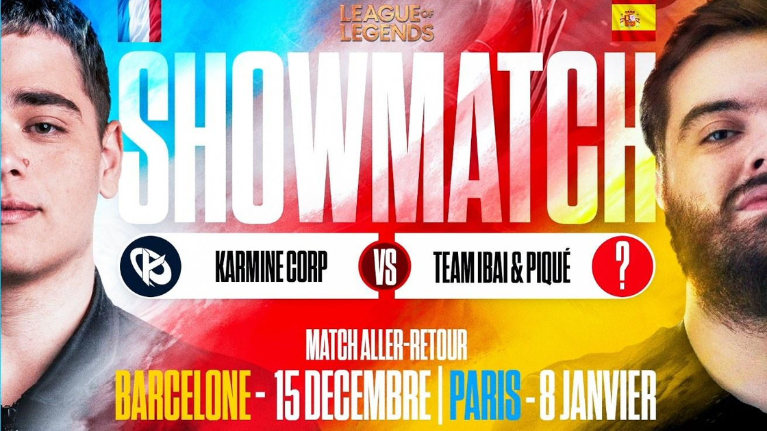Showmatch KCorp vs Ibai, quand auront lieu les matchs de LoL France - Espagne ?