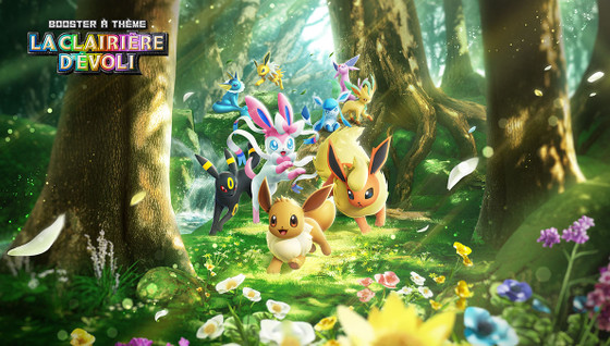 La liste des cartes de l'extension La Clairière d'Evoli de Pokémon JCC Pocket