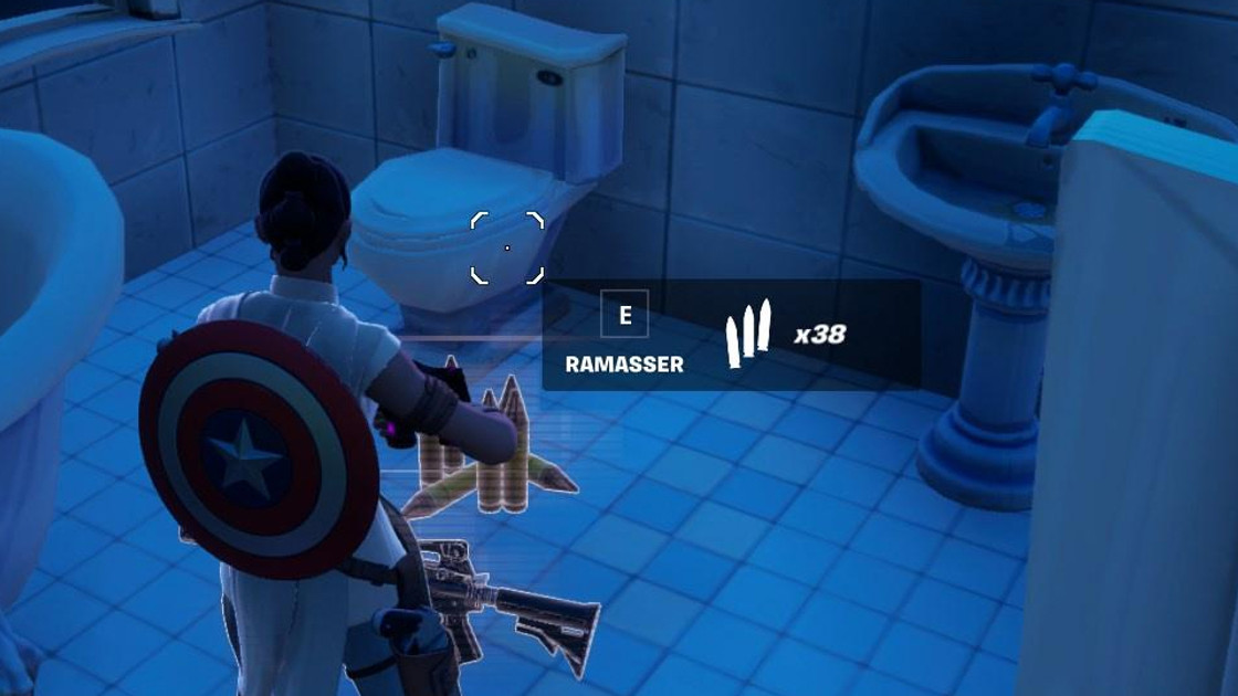 Projeter des toilettes avec le Gravilanceur dans Fortnite, défis saison 7