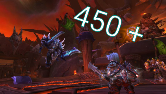 Comment atteindre 450 d'ilvl en PvP ?