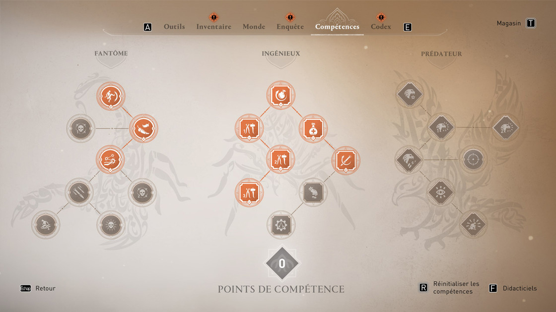 Meilleures compétences Assassin's Creed Mirage, lesquelles choisir en priorité ?