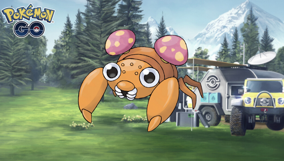 Paras (shiny) dans les Heures de Pokémon Vedette de mars 2022 sur Pokémon GO