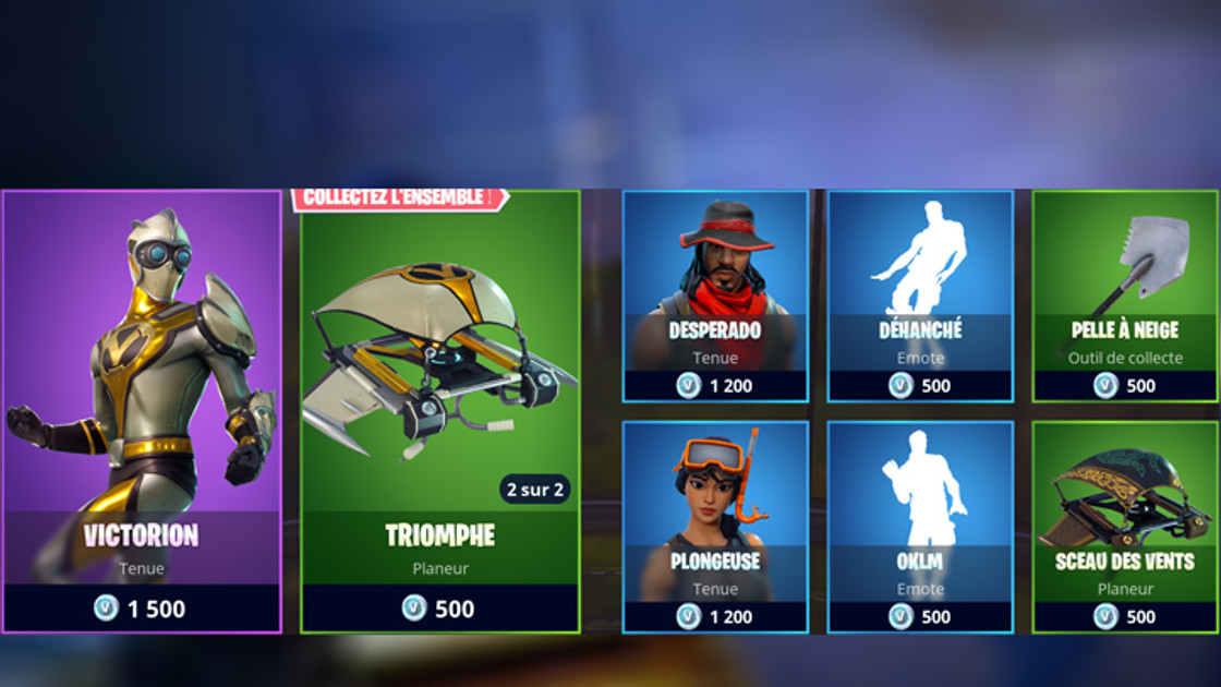 Boutique Fortnite 20 mai