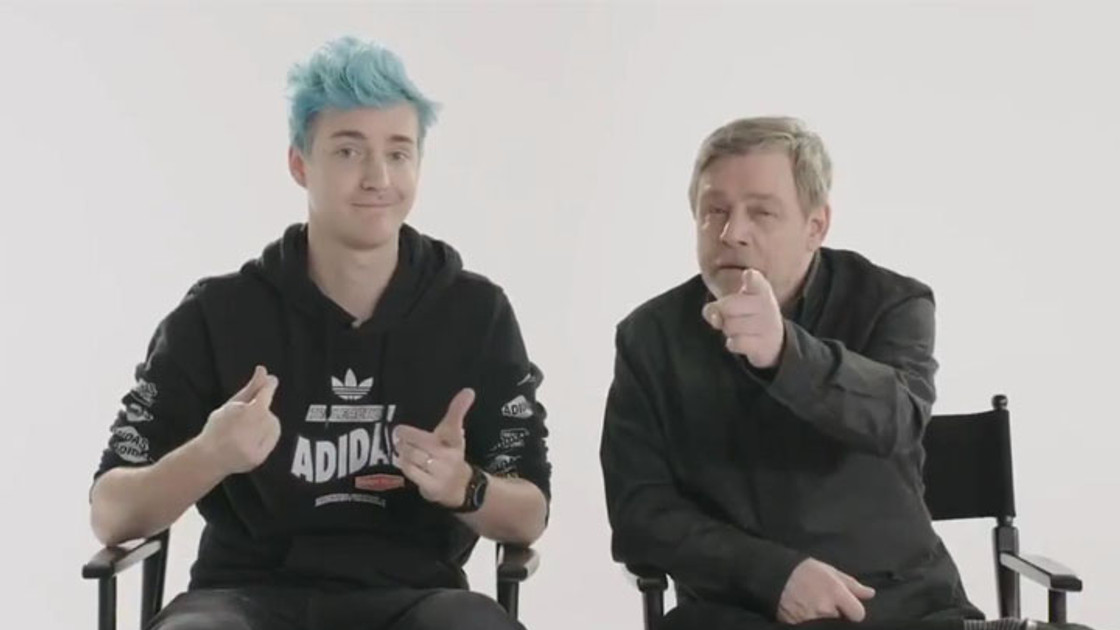 Fortnite : Ninja x Luke Skywalker, que nous réserve Mark Hamill de Star Wars ?