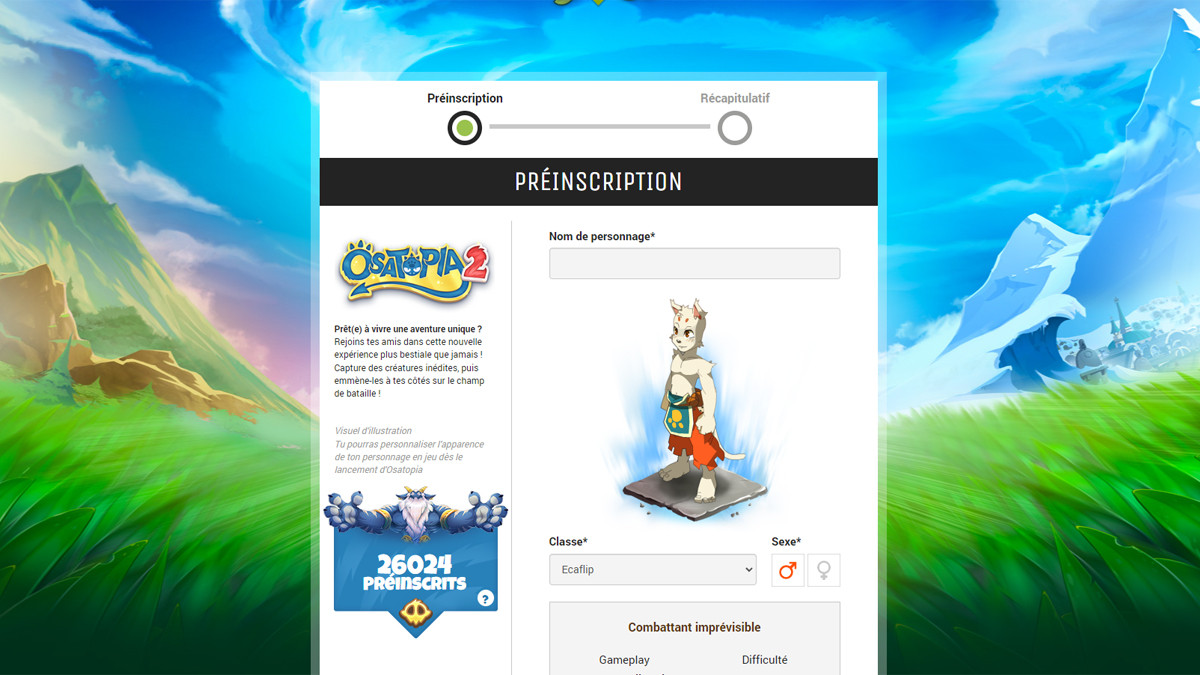 Dofus préinscription Temporis 8 : comment s'inscrire pour Osatopia 2 ?