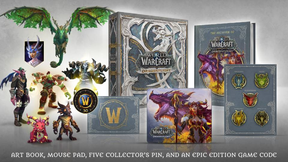 Edition collector Dragonflight WoW, prix et bonus en épique et héroïque