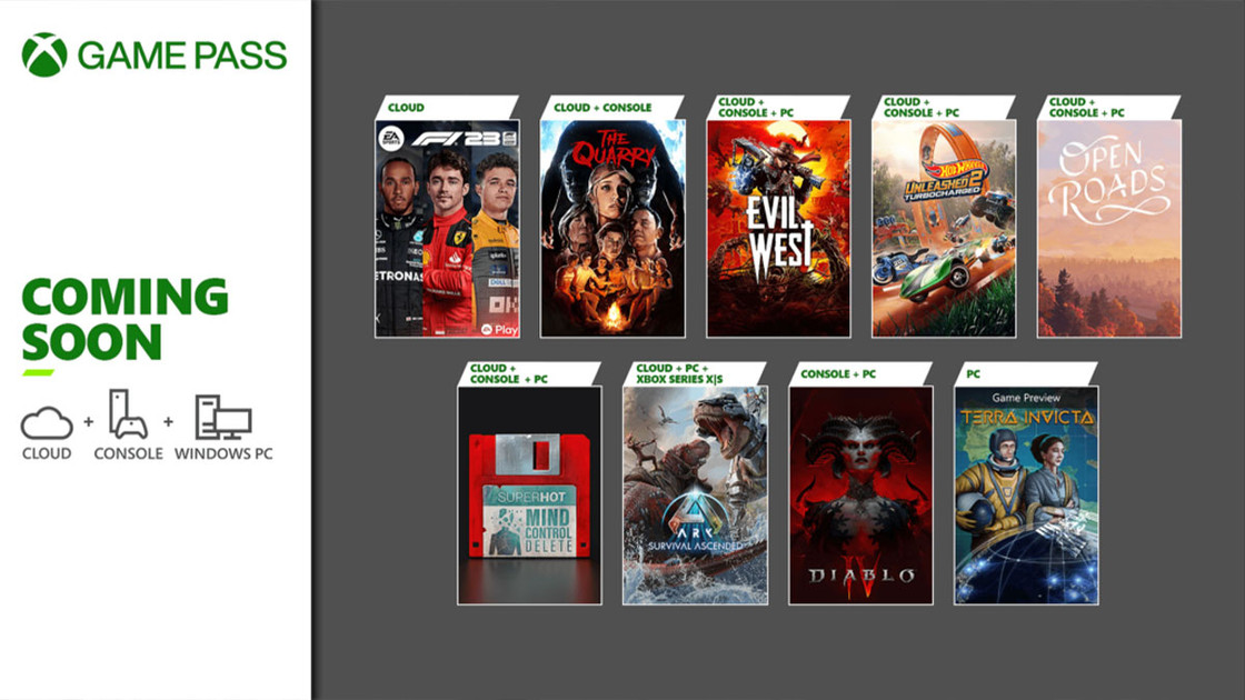 Nouveautés Xbox Game Pass avec Diablo 4, The Quarry et d'autres immanquables !