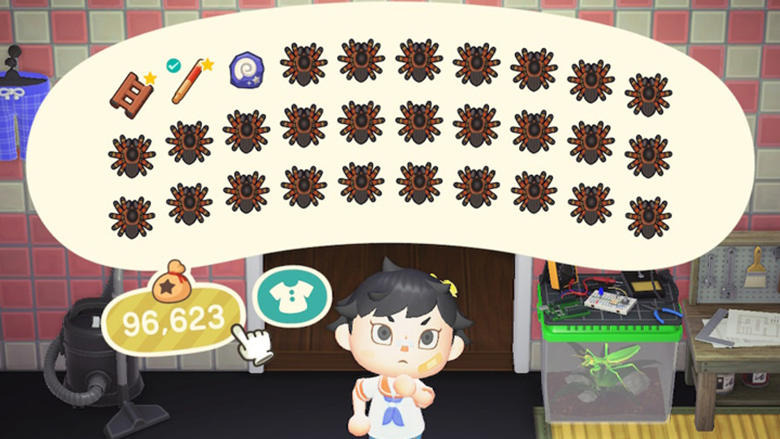 Scorpions et tarentules, pourquoi est-il compliqué d'en trouver dans Animal Crossing : New Horizons ?