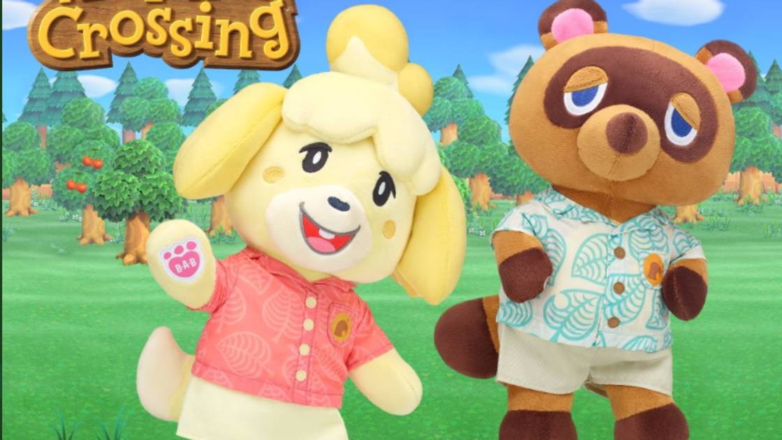 Animal Crossing x Build a Bear : les peluches dérivées arrivent