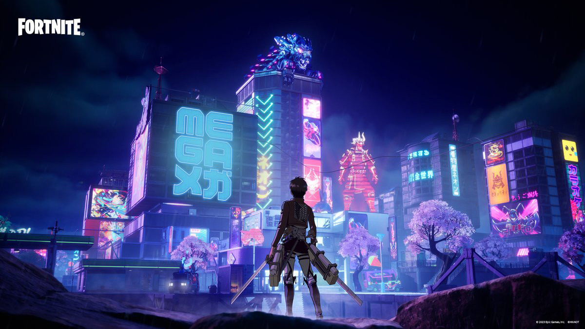 Fortnite : Eren Jäger, Attaque des Titans et Mega City officiellement annoncés par Epic Games