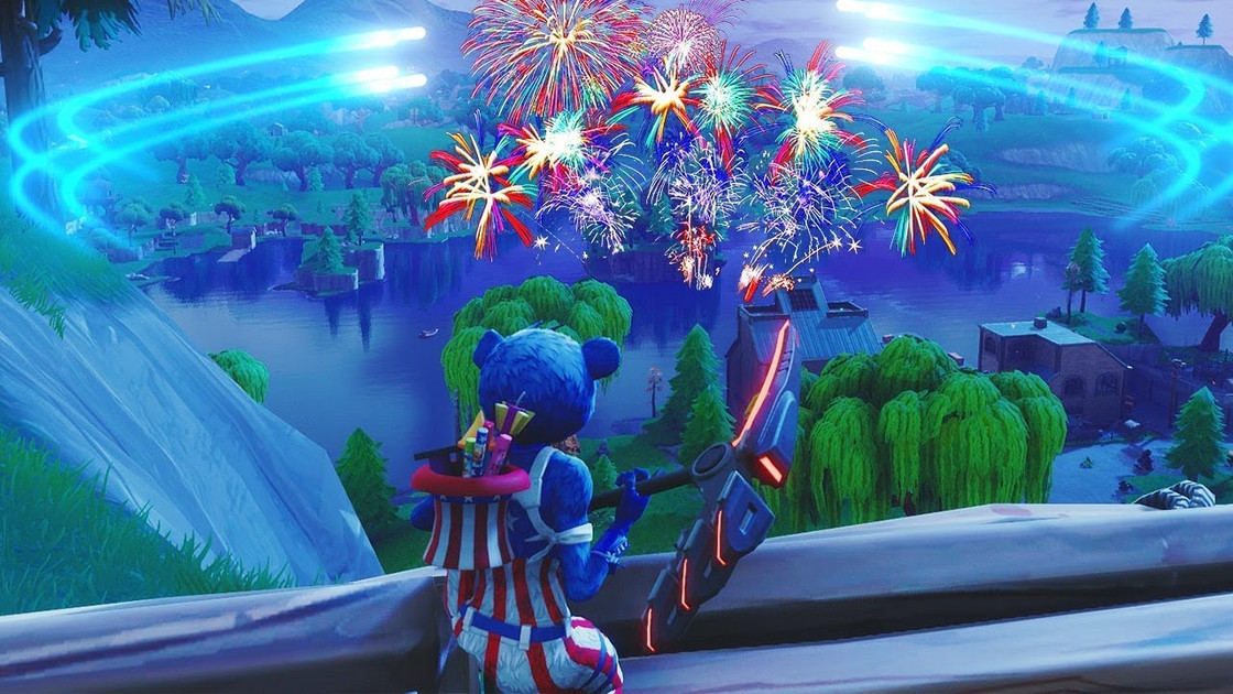 Fortnite : Lancer des feux d'artifice, défi semaine 4 saison 7