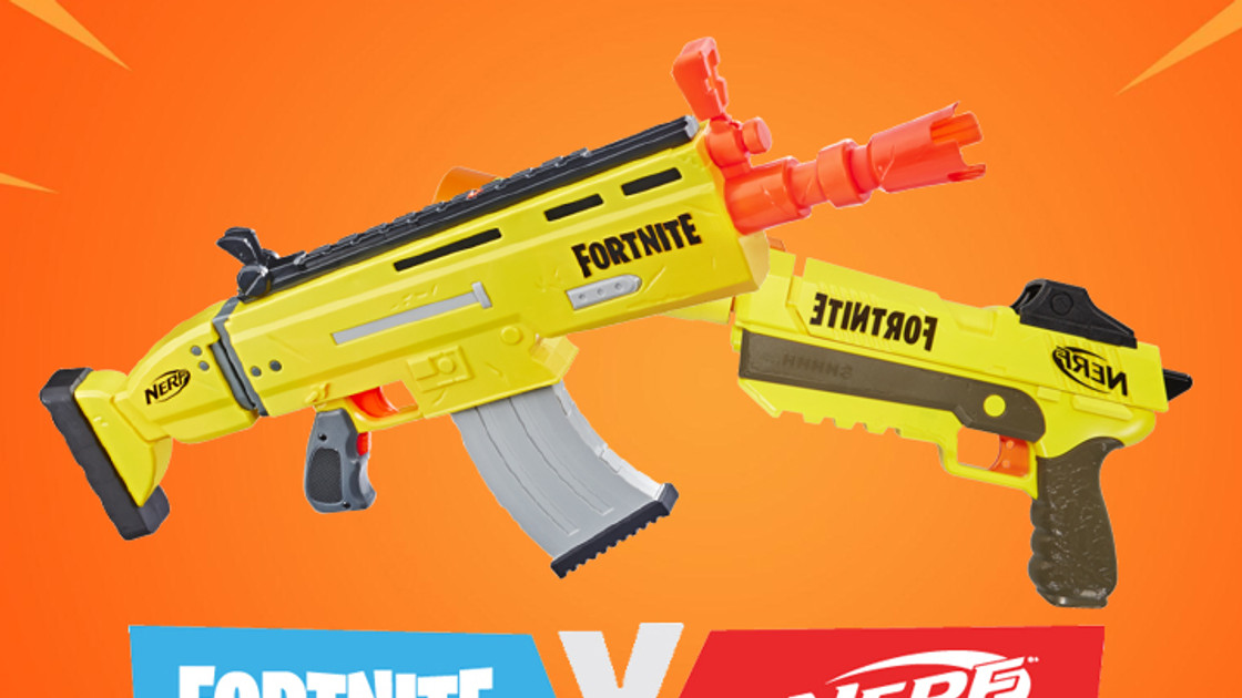 Fortnite : Armes NERF AR-L et SP-L, infos et date de sortie