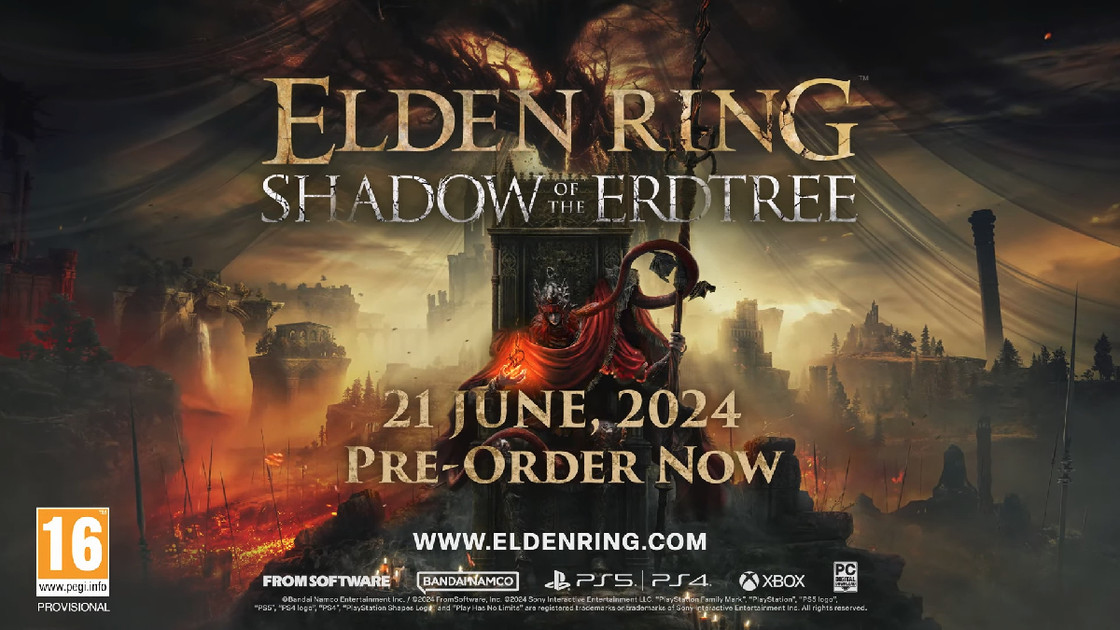 Elden Ring DLC Shadow of the Erdtree : Date et heure de sortie du nouveau DLC