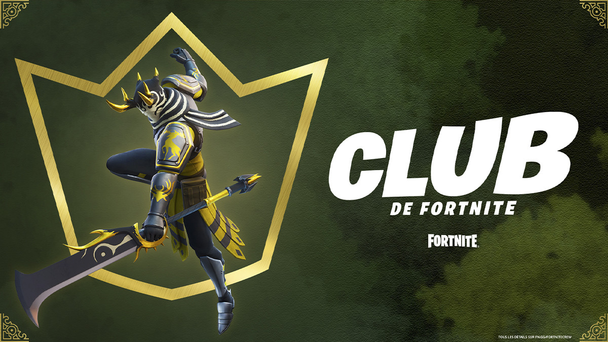 Club Fortnite janvier 2023, comment avoir le skin Gildhart et les V-Bucks ?