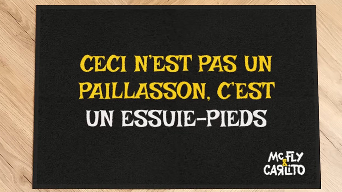 McFly et Carlito mettent en vente leur essuie-pieds... mais de quoi s'agit-il exactement ?