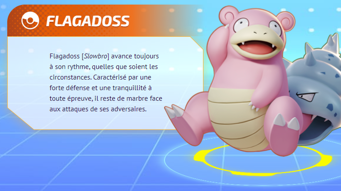 Flagadoss (Slowbro) Pokemon Unite, meilleurs build, moves et objets